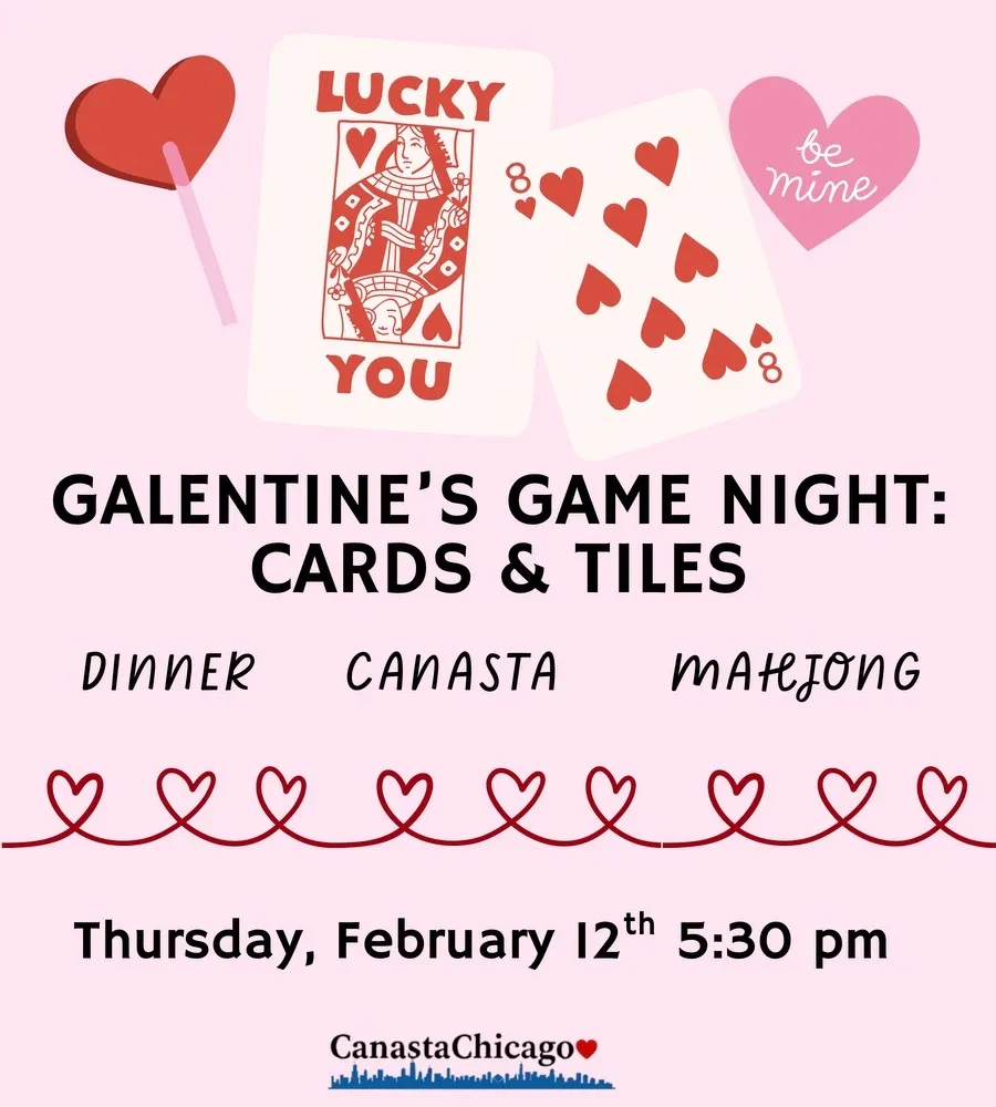 Galentine's Game Night: Cards & Tiles
